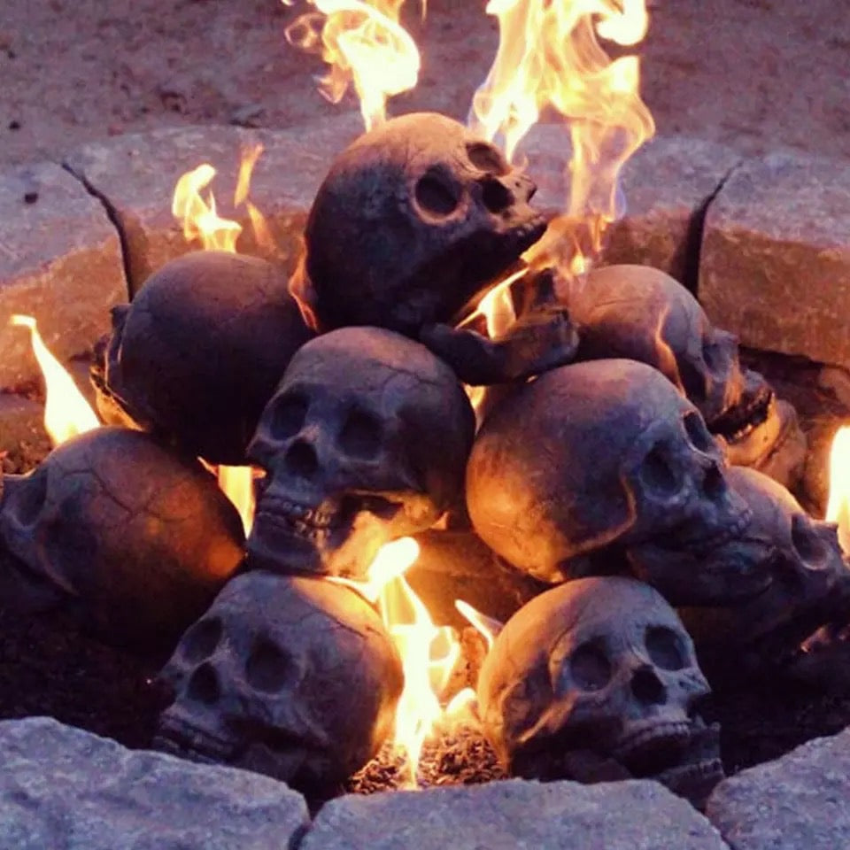 Firepit Skulls-Set of 5